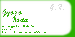 gyozo noda business card